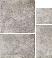 MODULAR BORGOGNA GREY MIXED SIZED