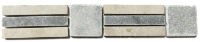 DT-8518 QUARTZITE MOSAIC BEIGE GREY BORDER 5X30