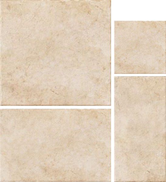 MODULAR BORGOGNA BEIGE MIXED SIZES 